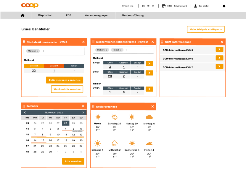 ERGO optimized promotion list with improved filtering and bulk actions