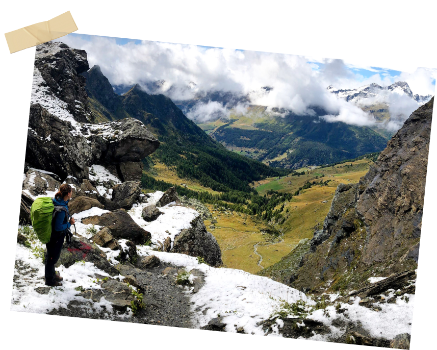 Mountain landscape near Zurich